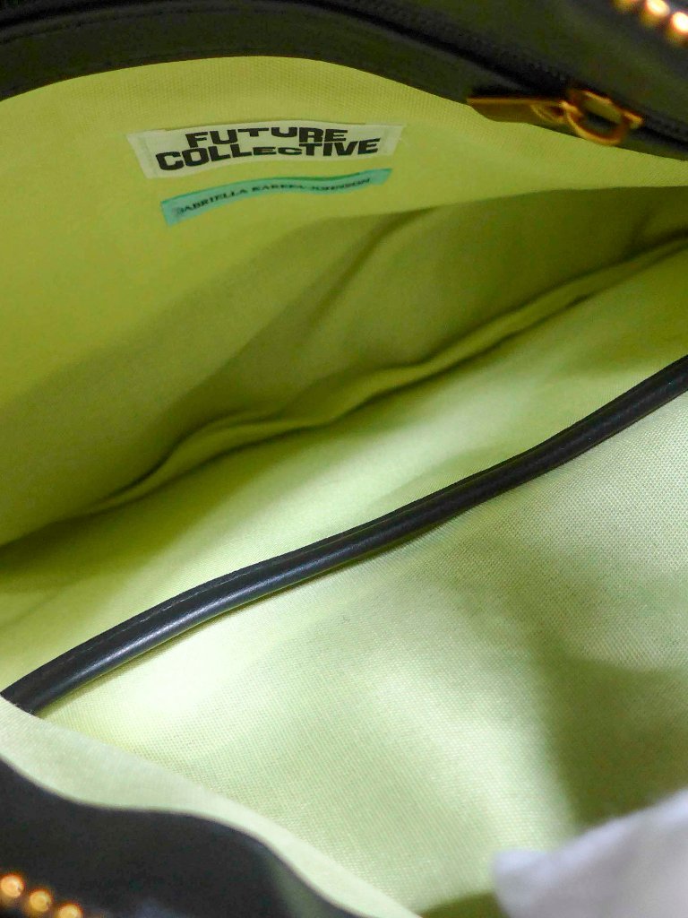 Future Collective Black Croissant Clutch Handbag — image 8 of 8